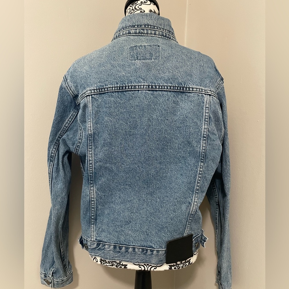 Genuine Harley-Davidson Womens Light Wash  Cotton Jean Jacket size L. - Picture 8 of 13
